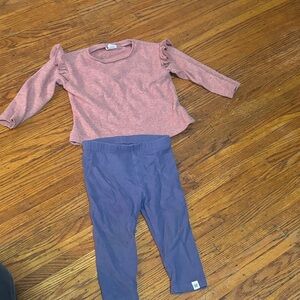 Zara Dusty Pink Baby Top